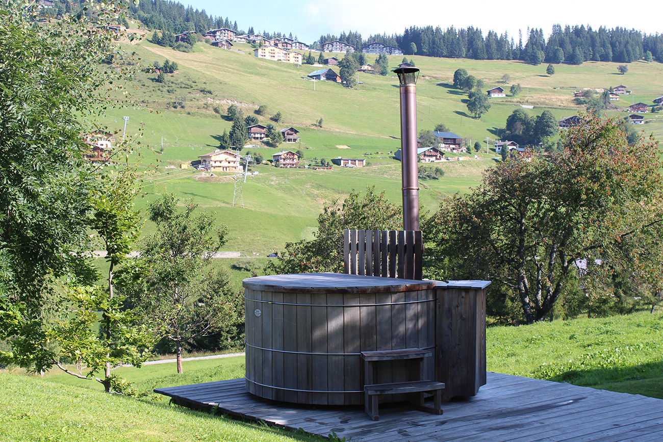 Bain nordique en été