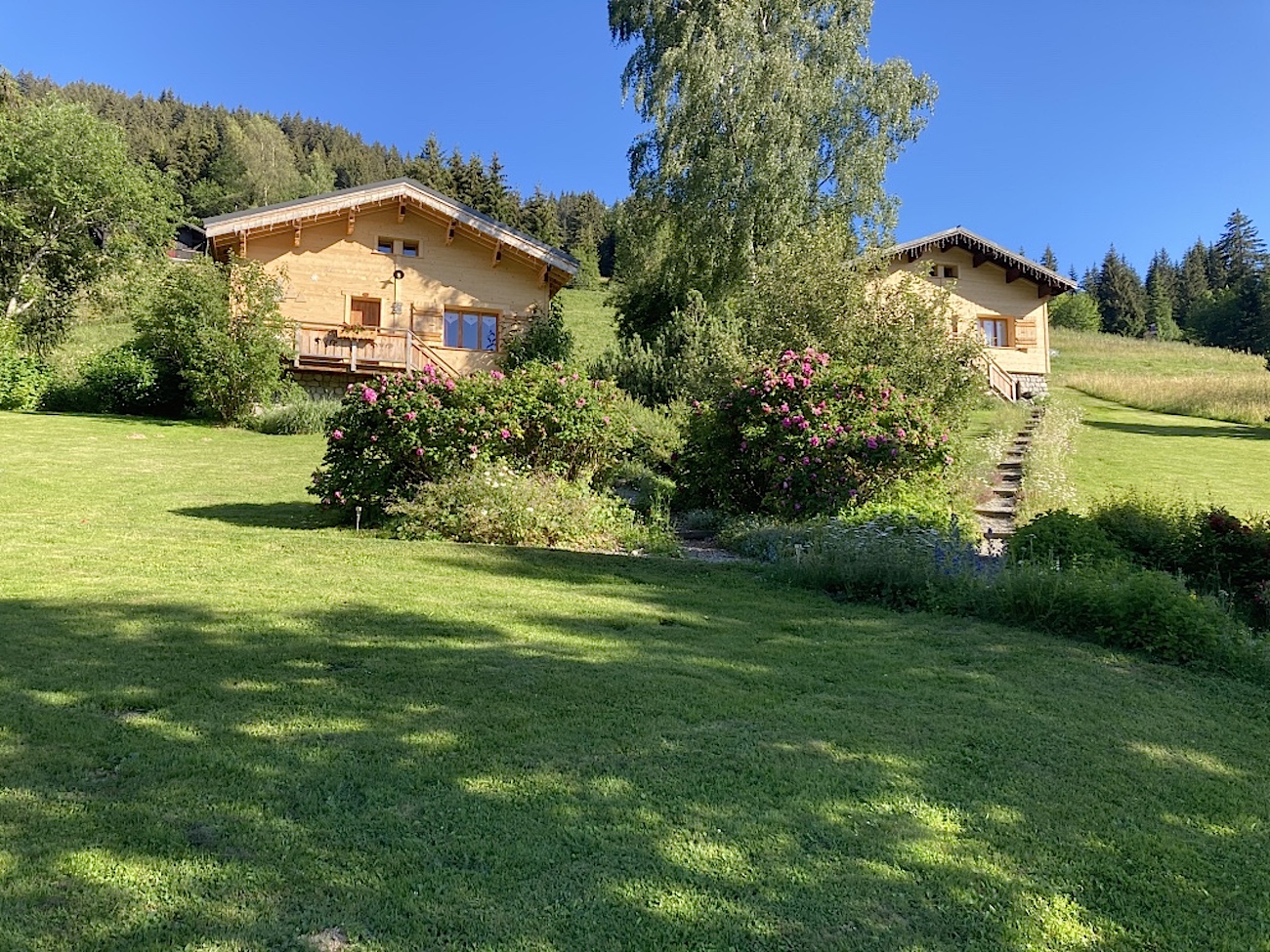 Accès au chalet mezzanine