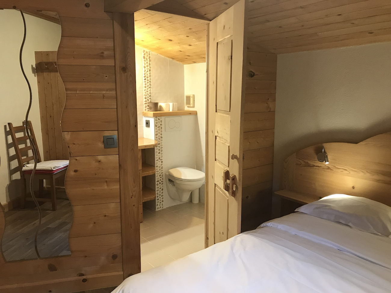 Chambre double avec salle de bains