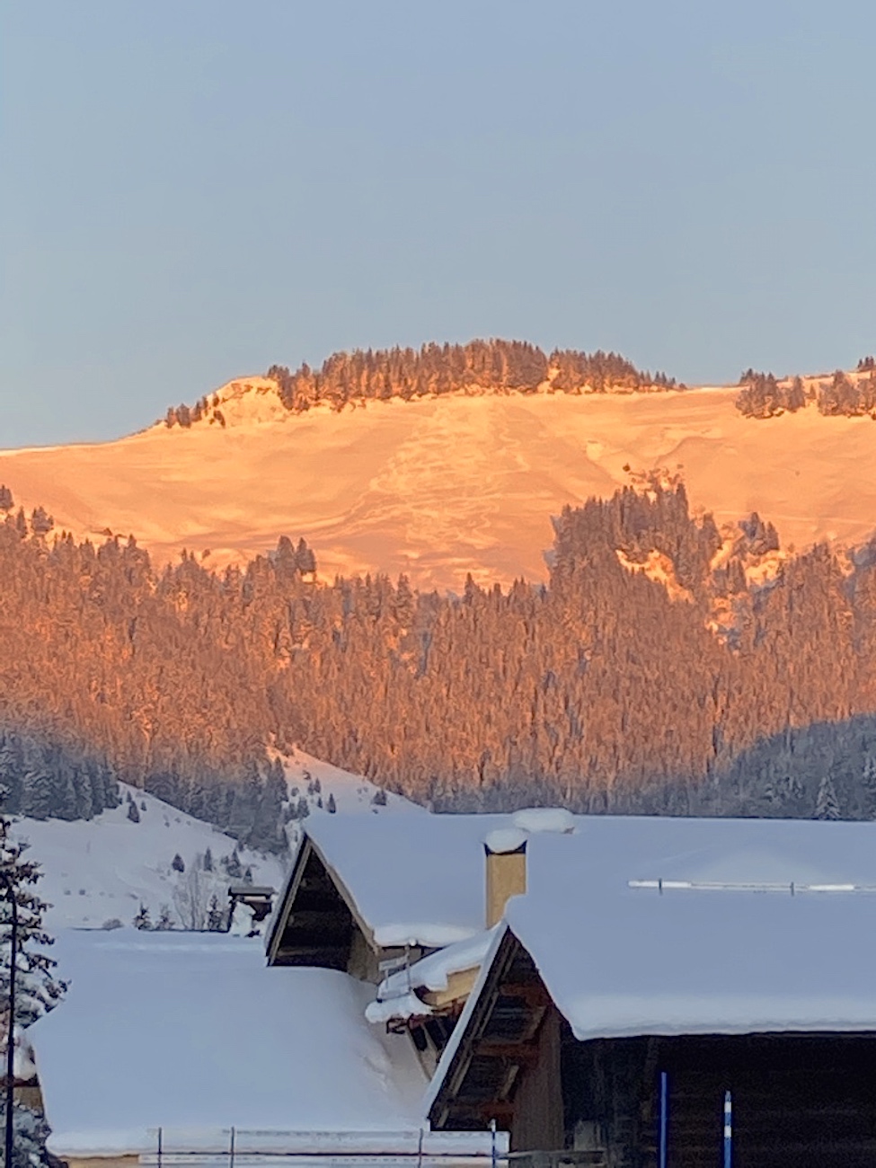 Coucher de soleil sur le Crêt du Midi