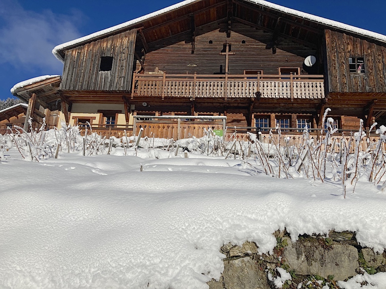 La Ferme des Favrays en hiver