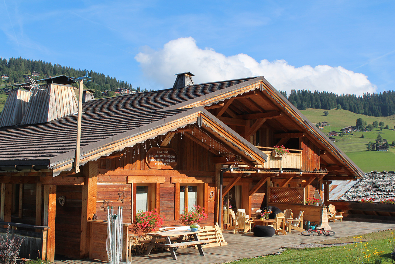 La Ferme des Georgières en été