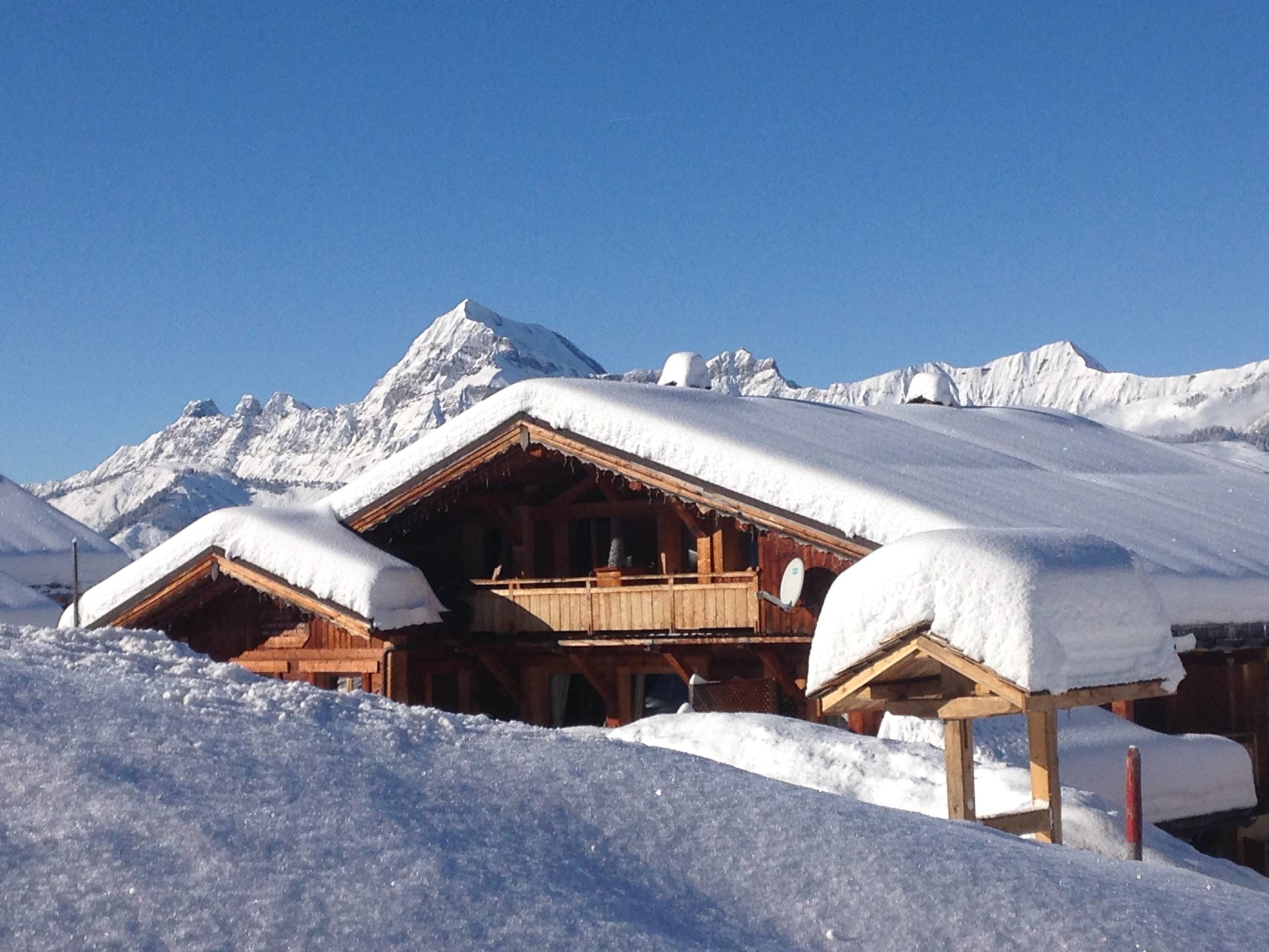 La Ferme des Georgières en hiver