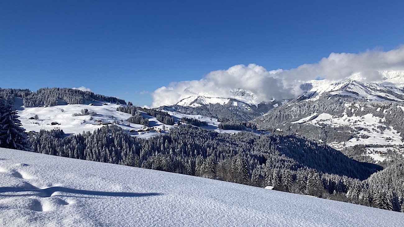 Au dessus des chalets