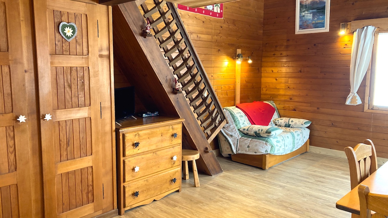 Canapé bz, Chalet mezzanine