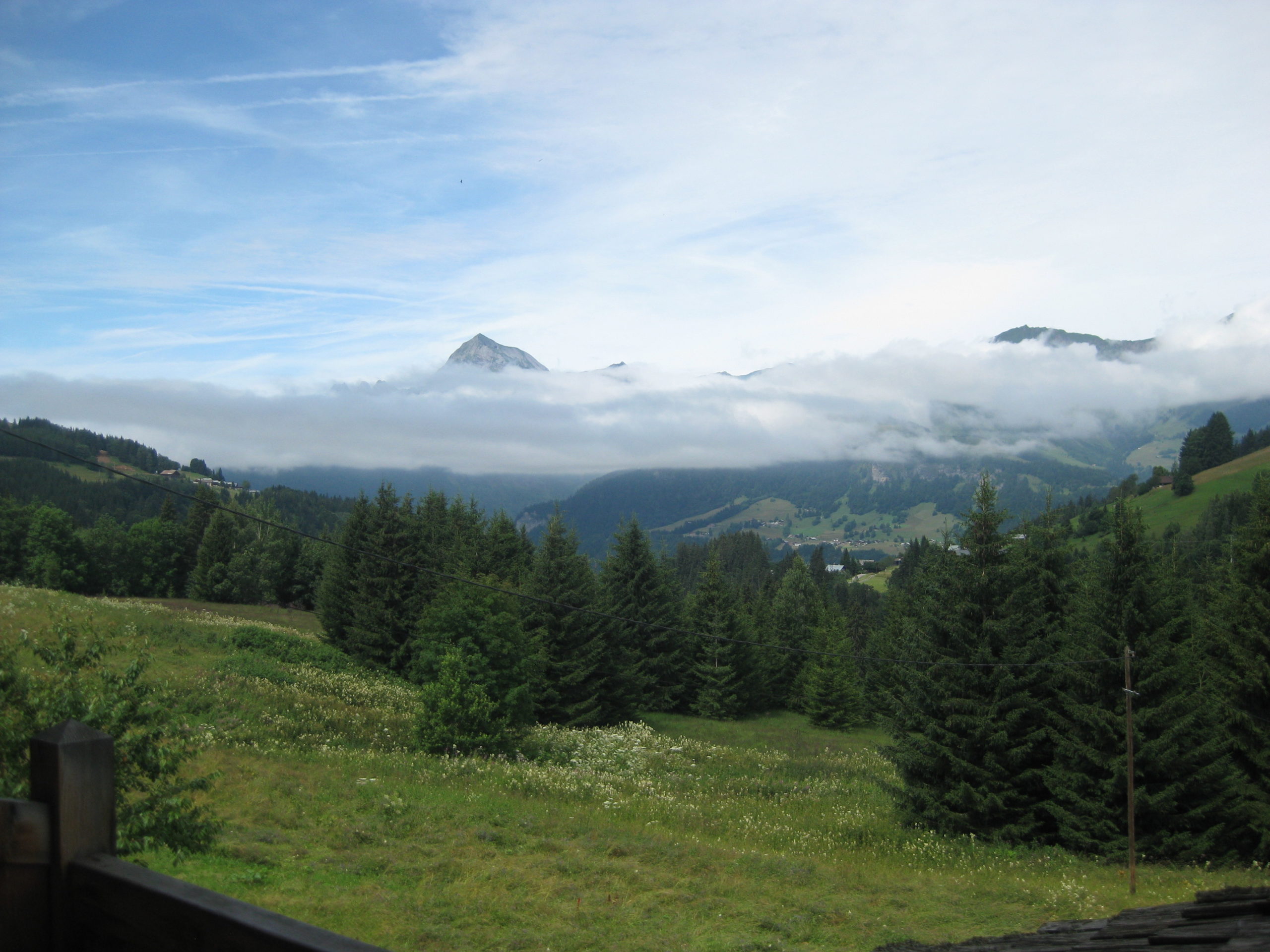 Vue depuis terrasse appartement duplex nord ouest