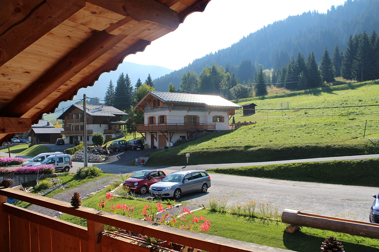 Vue depuis la chambre, appartement duplex sud